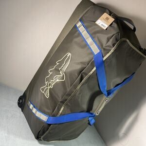 Patagonia Trout Black Hole Wheeled Duffel 100L Luggage MLC Basin Green DWR TPU